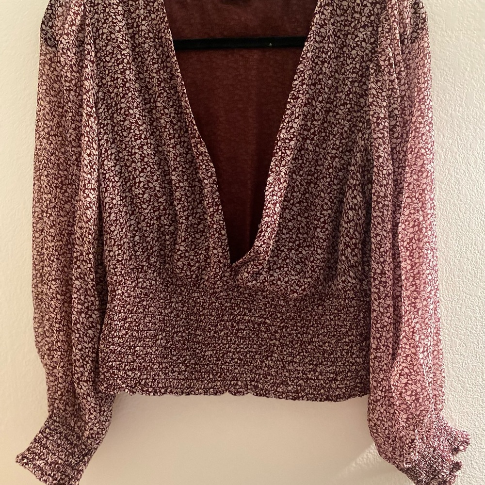 Abercrombie Cropped Blouse